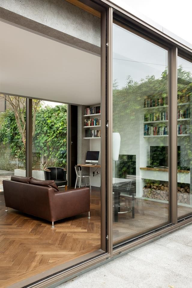 Anewson High Quality Thermal Break Aluminum Alloy Sliding Door with Double Tempered Glass Four Track Smart Electric Glass Sliding Door