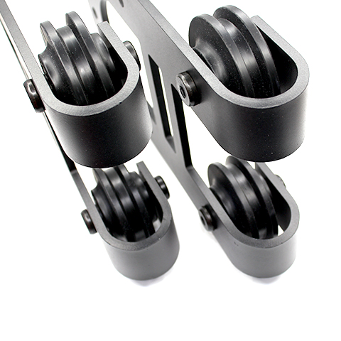 Single Door-Smoothly and Quietly Heavy Duty Sturdy Sliding Barn Door Hardware Kit Rail