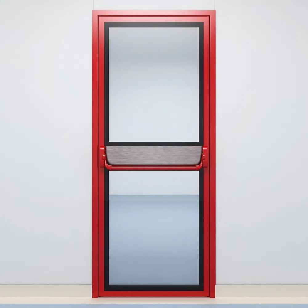 Multi-Point Lock Steel Metal Security Entry Safety Door for Warehouse Protection