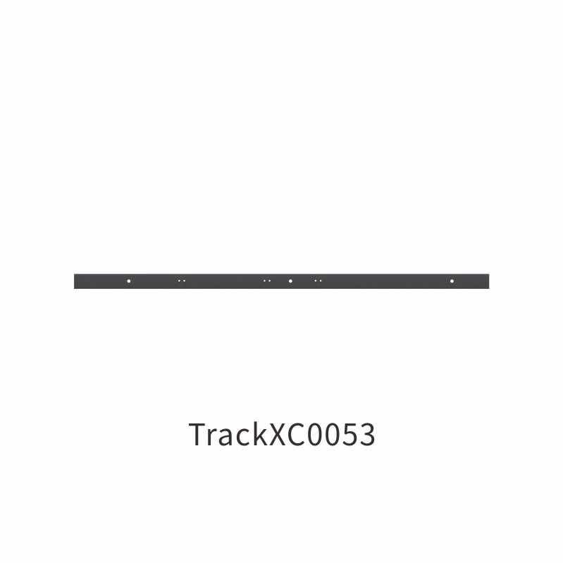 Modern Style Barn Door Hardware Accessories Black Barn Single Sliding Door Roller Wheel Rail