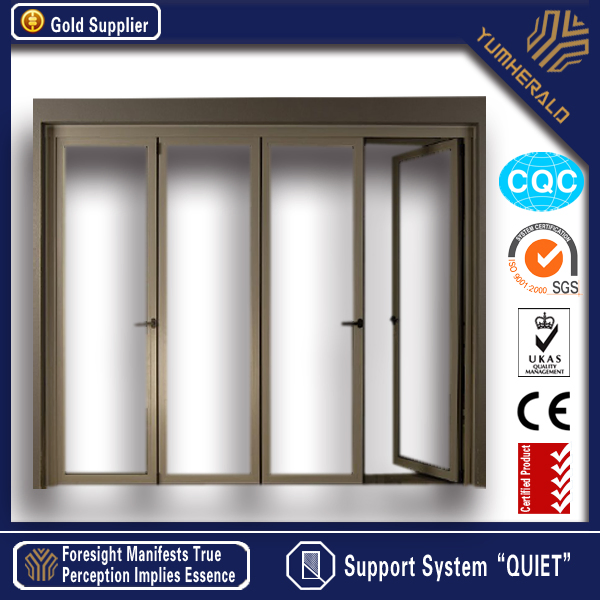 Slim Frame Frameless Exterior Glass Aluminium Sliding Door