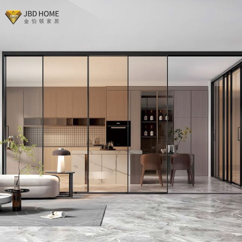 Premium Aluminum Sliding Door for Homes with CE Certified &amp; Thermal Break (Model: SD-HOME300)