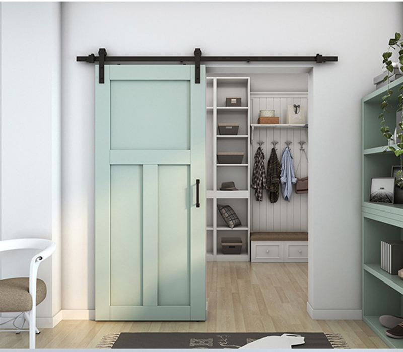 American Barn Door Hanging Rail Sliding Hanger Roller Hardware Kits