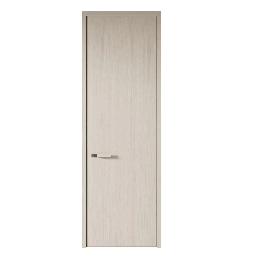 Chinese Supplier Bathroom Plastic Door Black Moisture-Proof with Handles WPC Door for Toilet