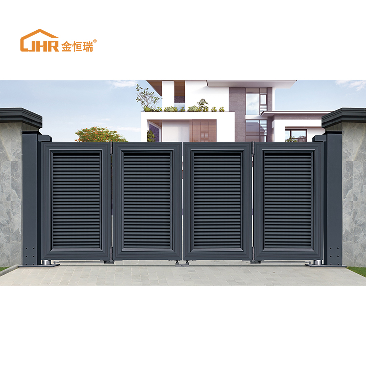Modern Minimalist Aluminium Villa Gates and Doors for Elegant Homes
