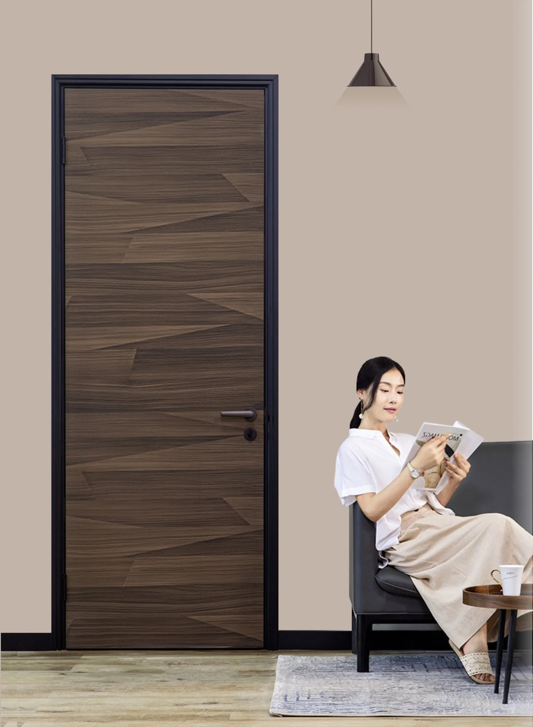 Moisture-Proof WPC Door for Kitchen or Bathroom Areas