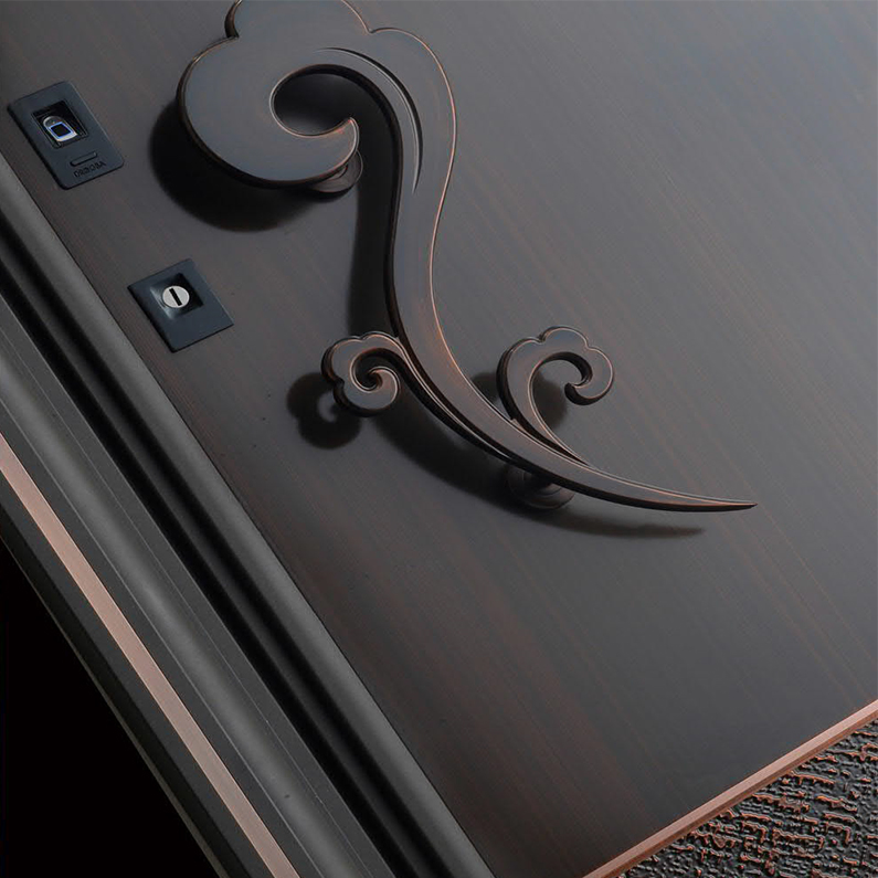 High Quality Best Price Security Exterior Aluminum Cast Door