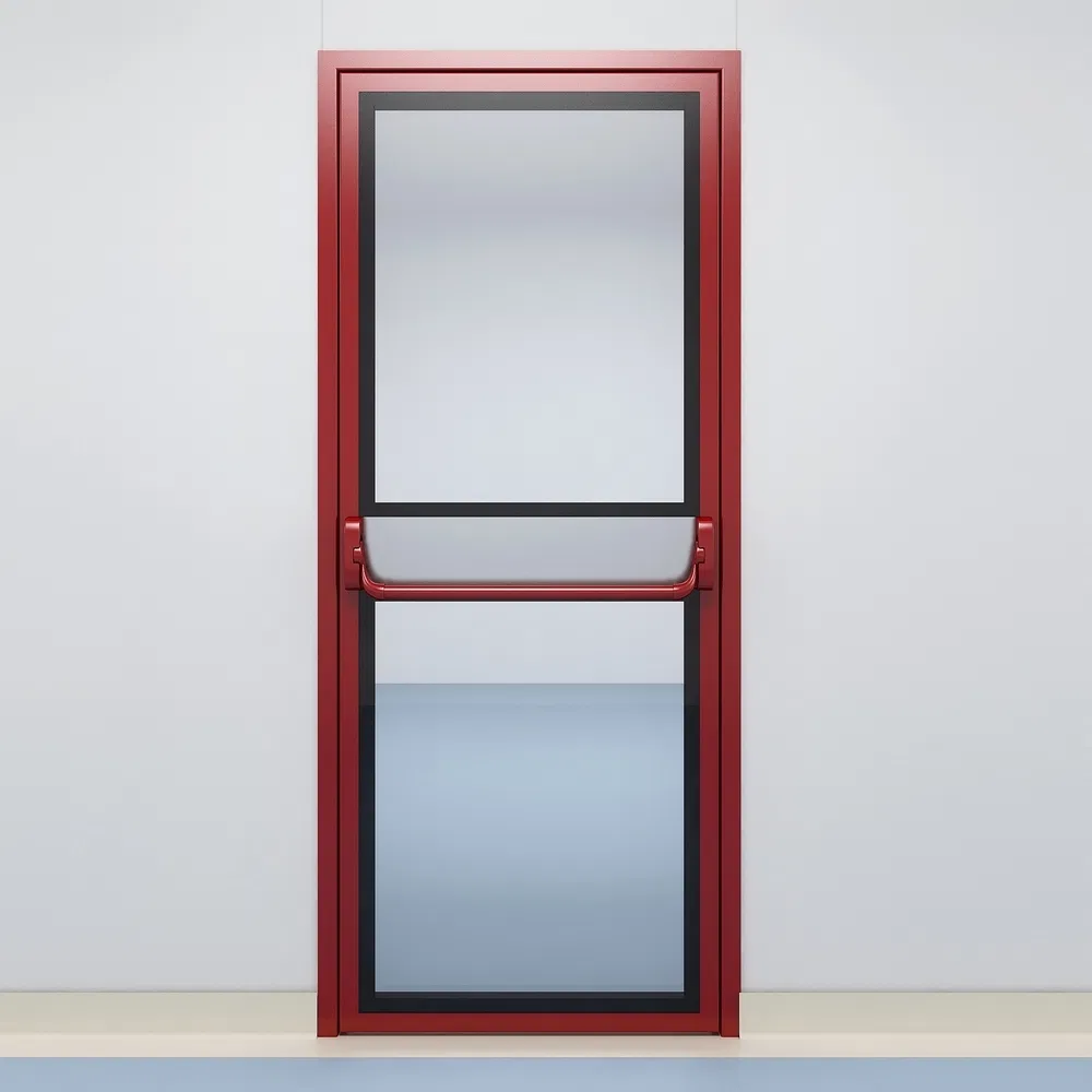 Multi-Point Lock Steel Metal Security Entry Safety Door for Warehouse Protection