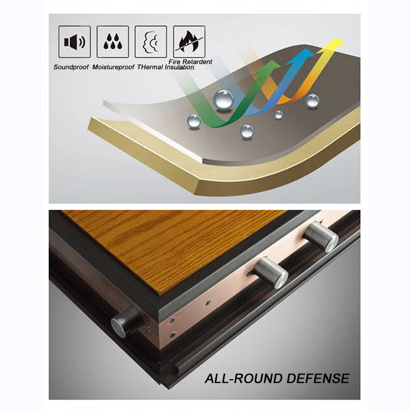 New Security Explosion-Proof Cast Aluminum Door Double Aluminum Door