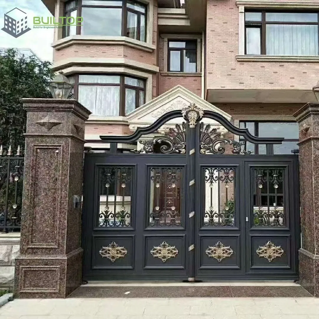 Durable Courtyard Villa Aluminum Gate - Affordable Price for Custom-Made Aluminum Gates