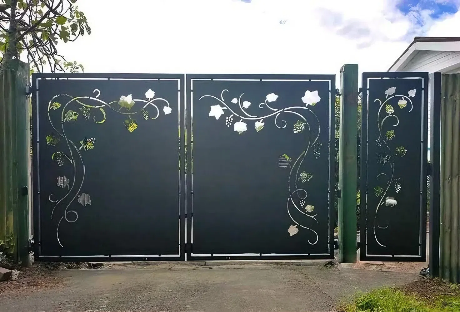 High-Quality Outdoor Courtyard House Decoration, Garden Villa Gate