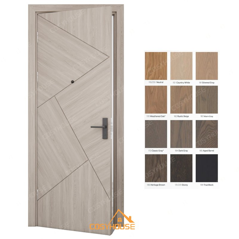 Waterproof &amp; Moisture-Proof Wooden Door for Bathrooms and Kitchens