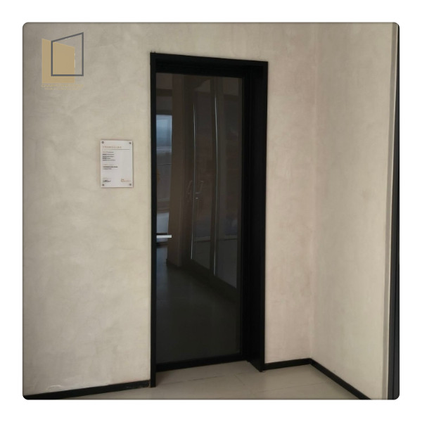 Moisture Proof Aluminum Bathroom Door 1.5mm Thick Rust Resistant Bathroom Door