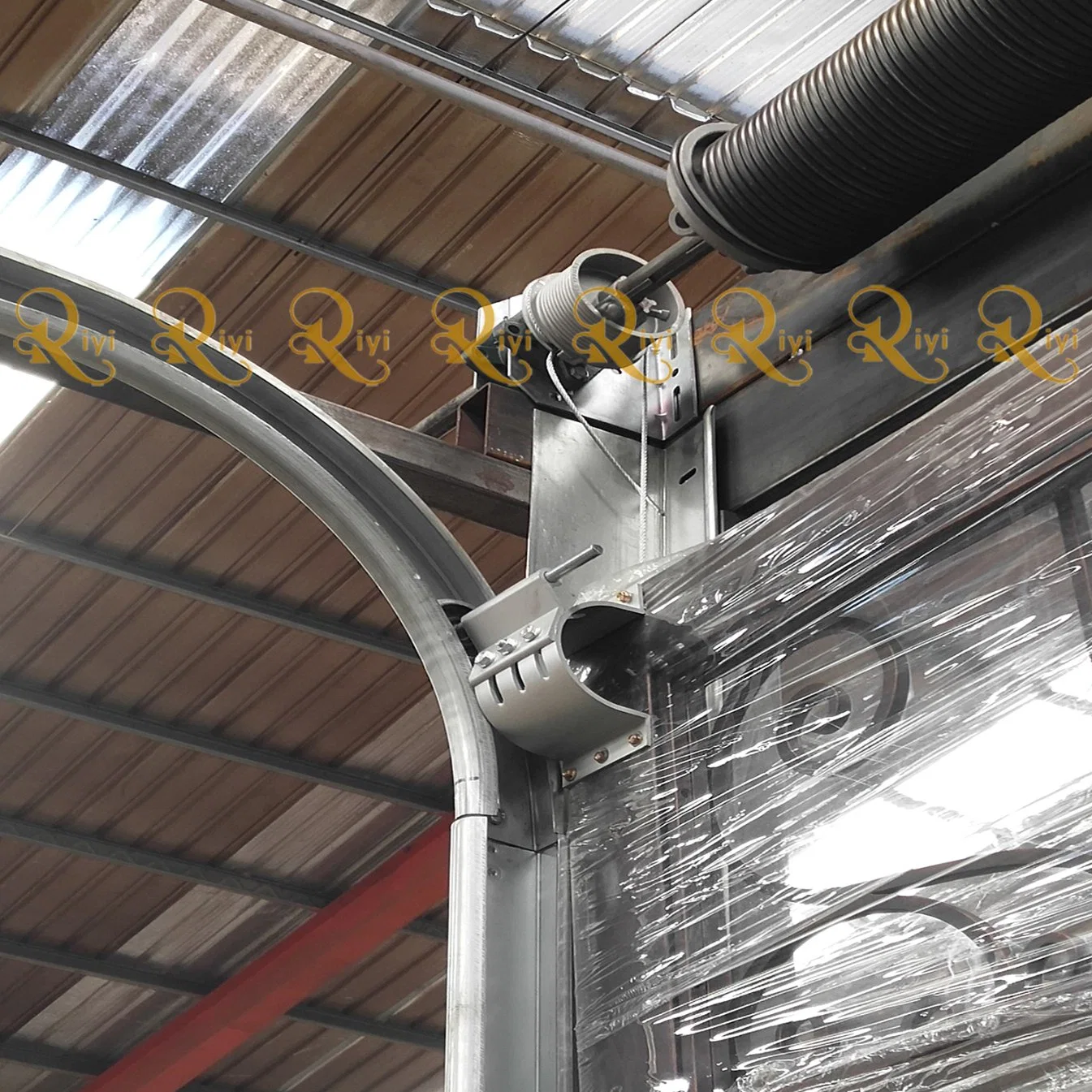 China Top Manufacturer Customize Fire Rated Garage Doors Black Aluminium Wrought Iron Garage Door