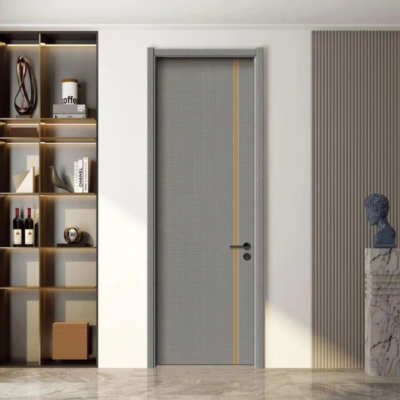 WPC Door with Easy-Clean Surface and Moisture-Proof Core Ideal for Bathrooms and Kitchens