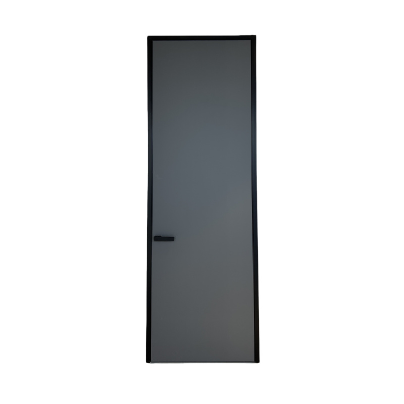 Modern Minimalist Interior Door Aluminum Frame Flush Door Design Hidden Room Door