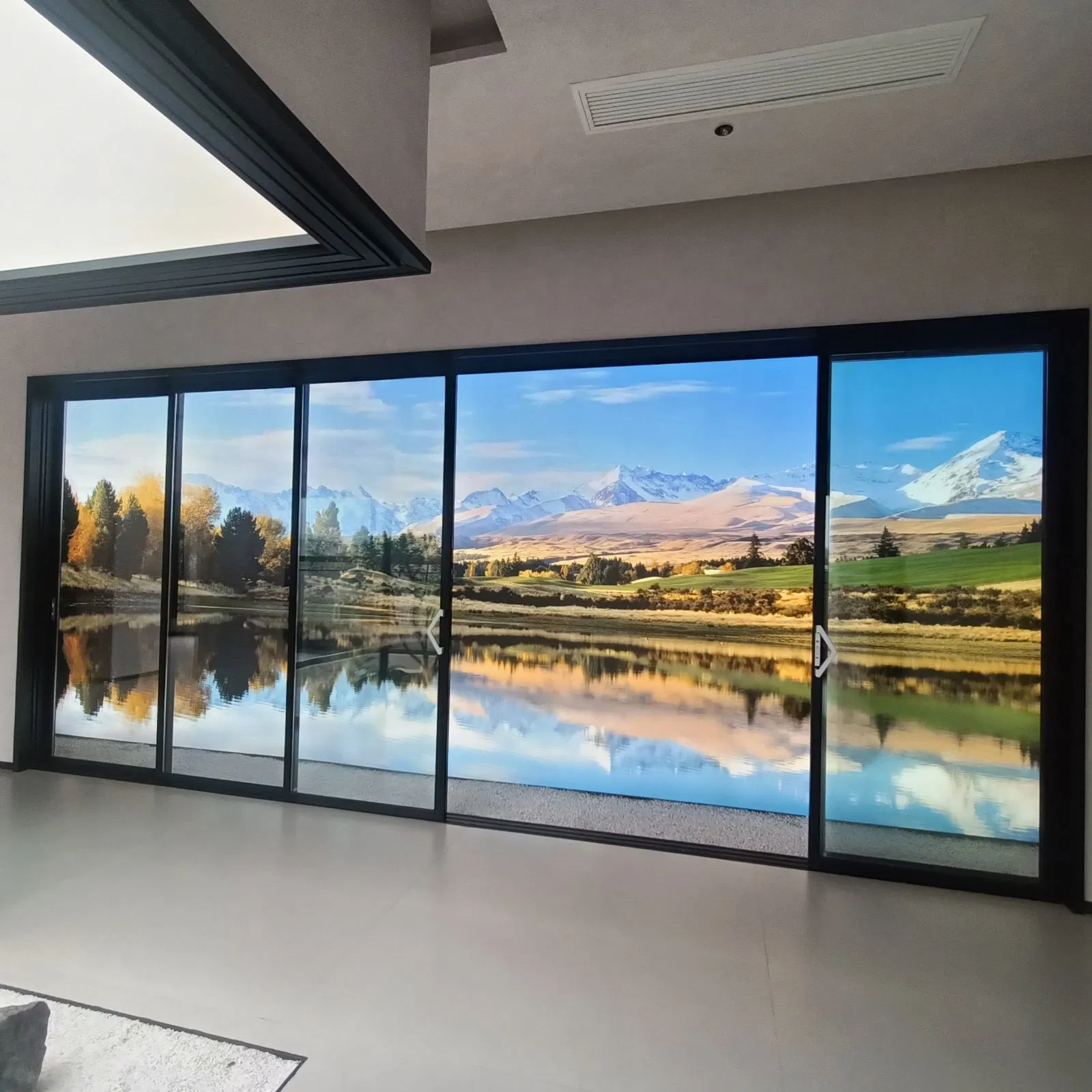 High-Quality 4040 Slim Frame Aluminium Profile Multi Sliding Door with Double Glazed Insulation Glass Door Design