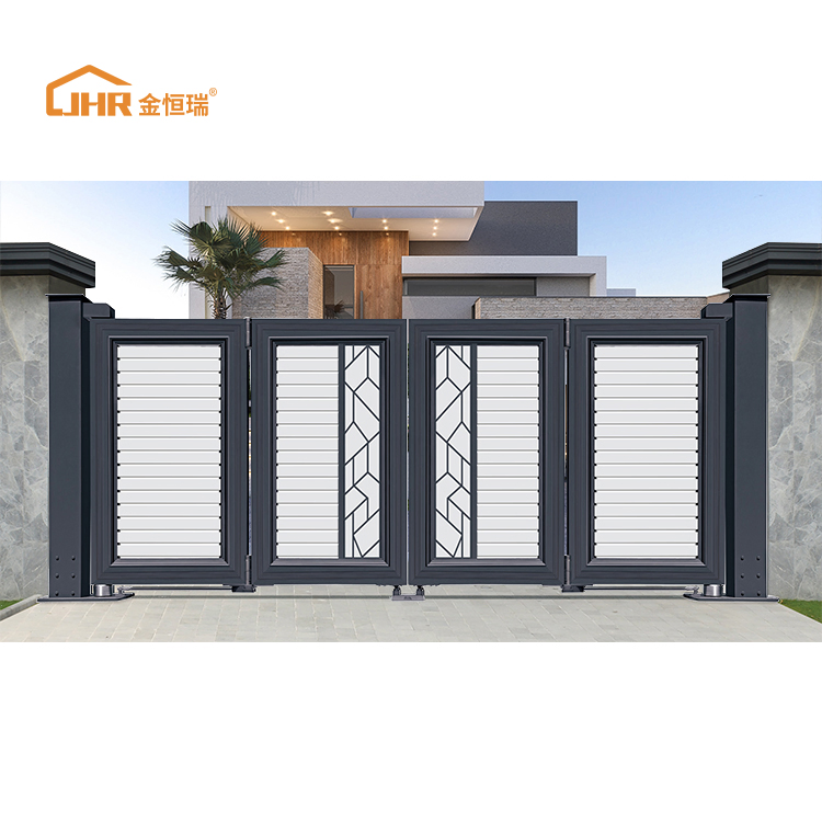Aluminium Gates Villa Doors Modern Minimalist