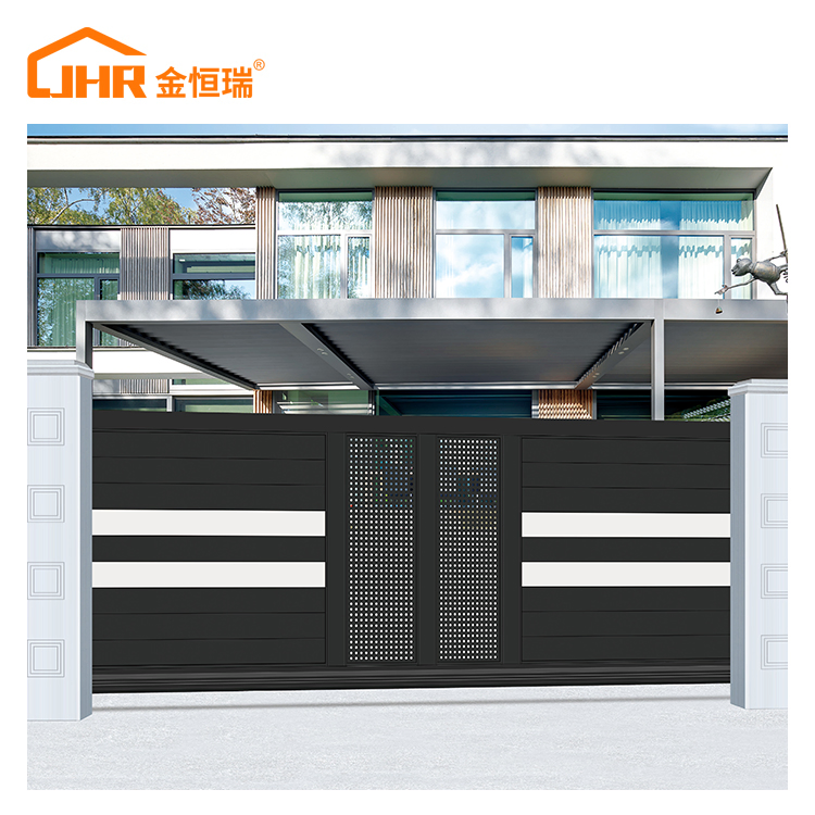Jhr Stylish Sliding Gate with Minimalist Design Ihm-Py028