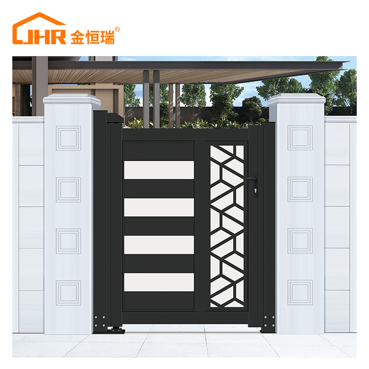 Modern Minimalist Aluminium Villa Gates and Entrance Doors