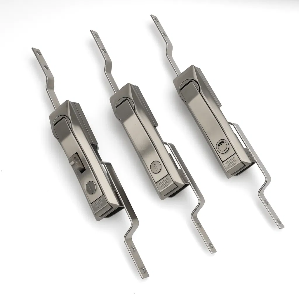 Stainless Steel Top Bottom Linkage Multi-Point Lock with Hasp for Enhanced Cabinet Door Security