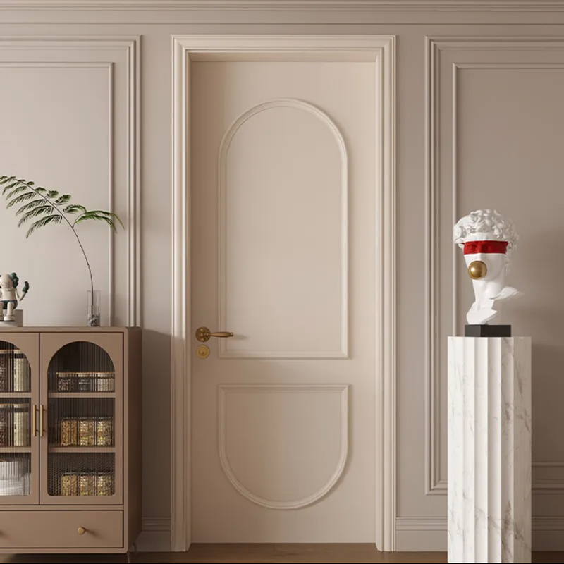 High-Quality MDF Flush Solid Core Acoustic Soundproof Door for Hotels, Apartments, Villas Renovation Composite Paint Door PVC Paint Door Wooden Door