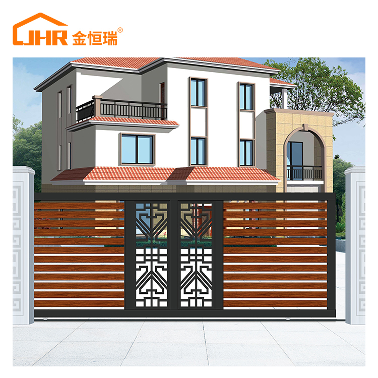 Elegant Laser Cut Aluminum Main Gates for Contemporary Homes