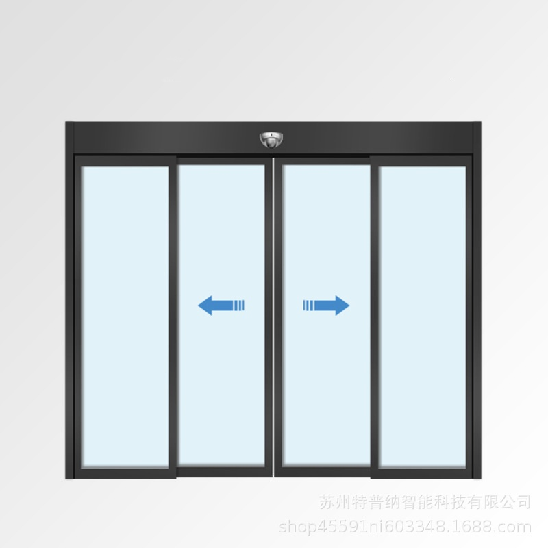 Guoxin Aluminium Slim Frame Glass Sliding Door - Fireproof &amp; Waterproof