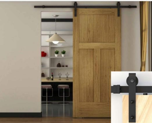 American Design Black Matt Color Heavy Duty Sliding Door Roller