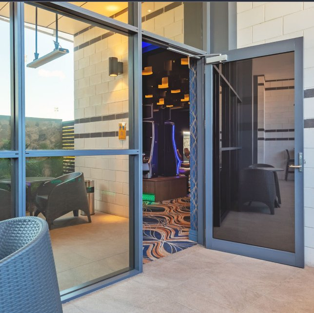 Australia Hinged Patio Door Frame Fire Rated Door Aluminum Double Swing Door