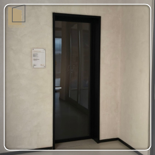 Moisture Proof Aluminum Bathroom Door 1.5mm Thick Rust Resistant Bathroom Door