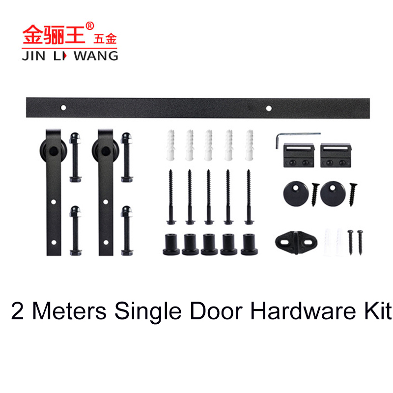 Heavy Duty Sliding Barn Door Roller with Nylon Wheel Carbon Steel Rail