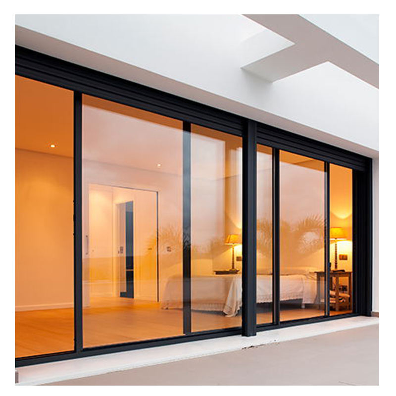 Interior French Sliding Doors Hurricane Proof Impact Resistant Sliding Glass Door