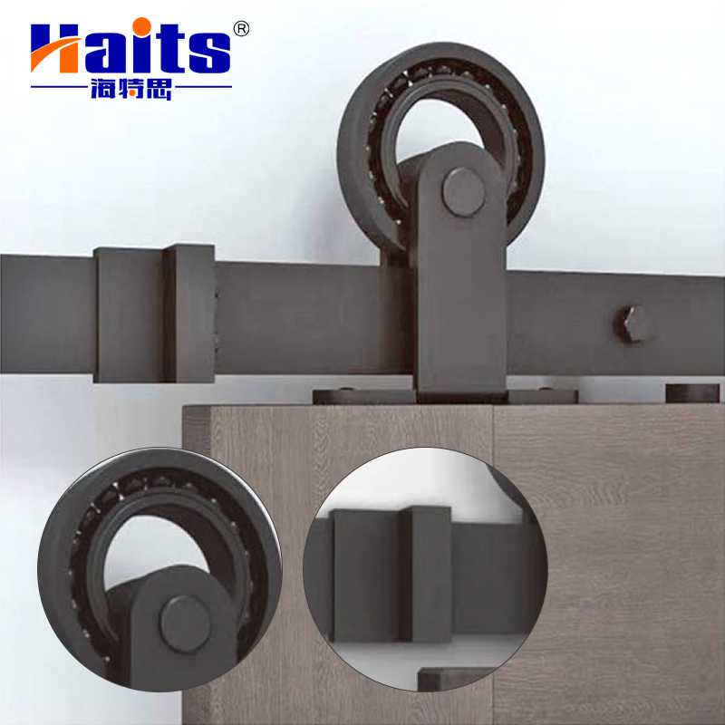 Heavy Duty Sliding Door O Shape Carbon Steel Barn Door Rail Accessories