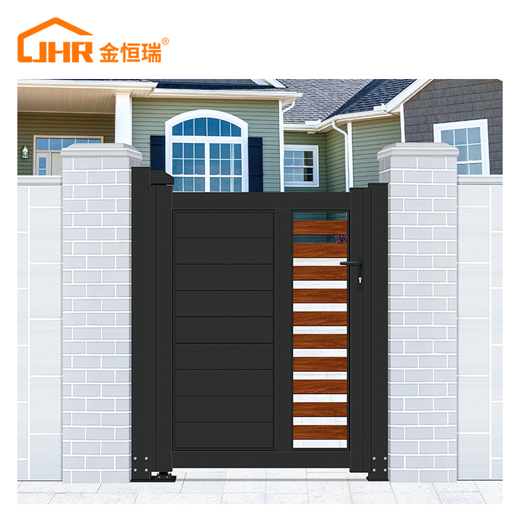 Modern Minimalist Jhr Aluminium Gates for Elegant Villas