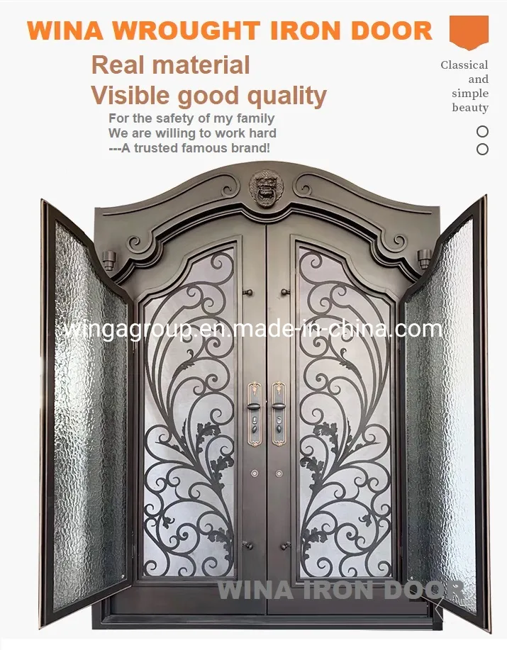 Wrought Iron Door Display
