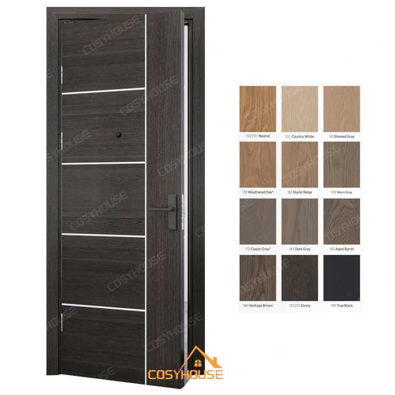 Waterproof &amp; Moisture-Proof Wooden Door for Bathrooms and Kitchens