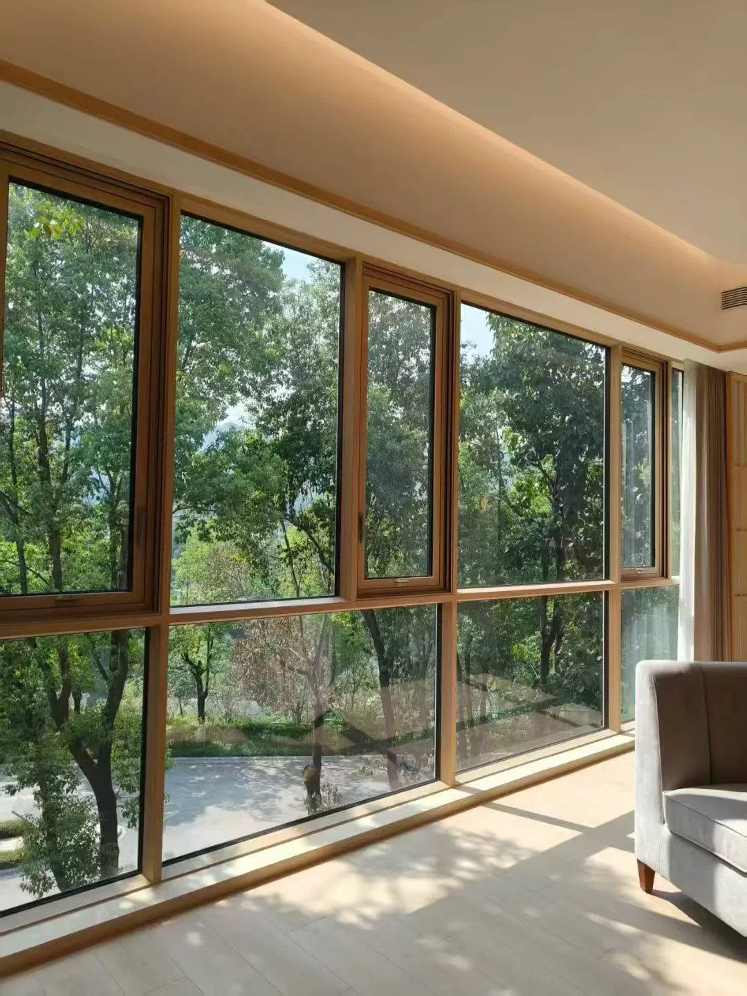 Super View Big Glass Sliding Window and Door with Aluminum Slim Frame