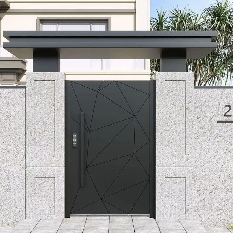 Premium Aluminum Art Courtyard Gate for Villa Entrance Safety
