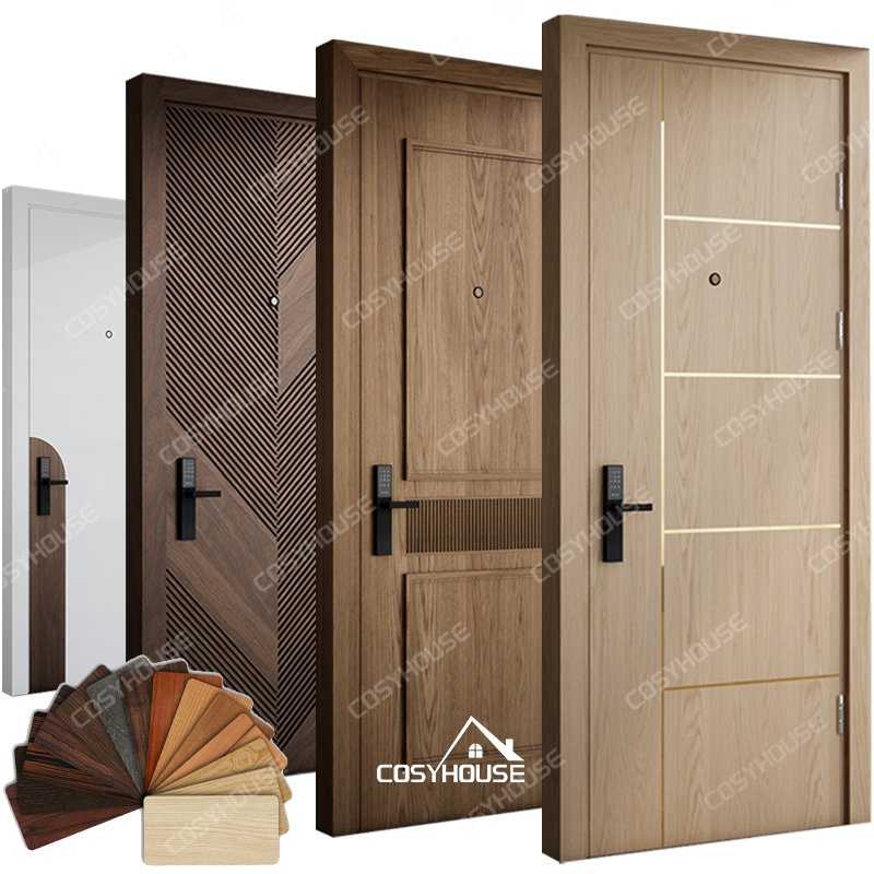 Acoustic Soundproof Interior Wooden Doors for Hotel Conference Room Apartment High Quality