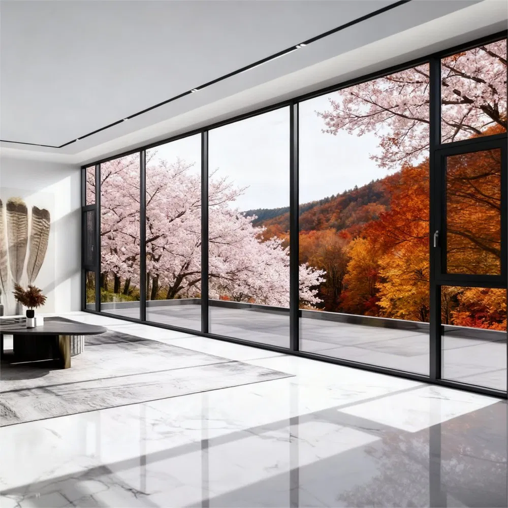 Sturdy Safe Anti-Theft Community-Use Security Version Multi-Point Lock System Aluminum Doors and Windows