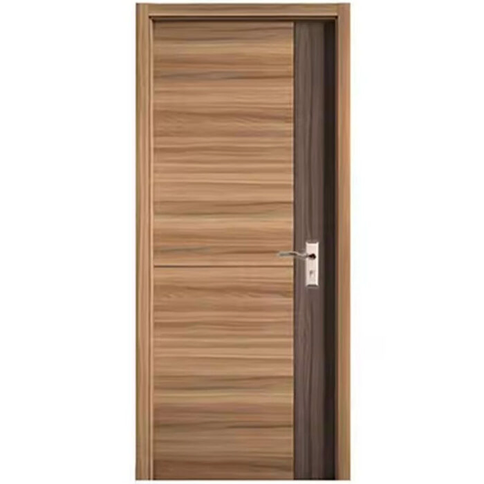 Wood Single Door Designs Luxury Frameless Invisible Interior Room Wood Solid Flush Hidden Frame Aluminum Wood Door Hidden Door