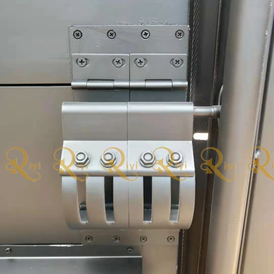 China Top Manufacturer Customize Fire Rated Garage Doors Black Aluminium Wrought Iron Garage Door