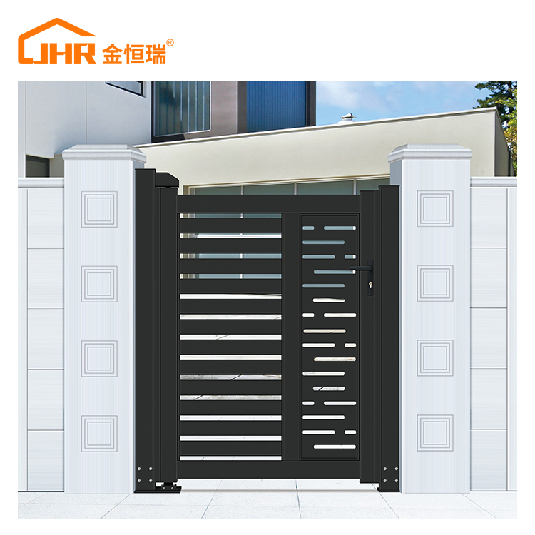 Modern Minimalist Jhr Aluminium Gates for Elegant Villas