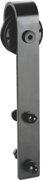 Barn Door Hardware Accessories Sliding Door Roller with Rail