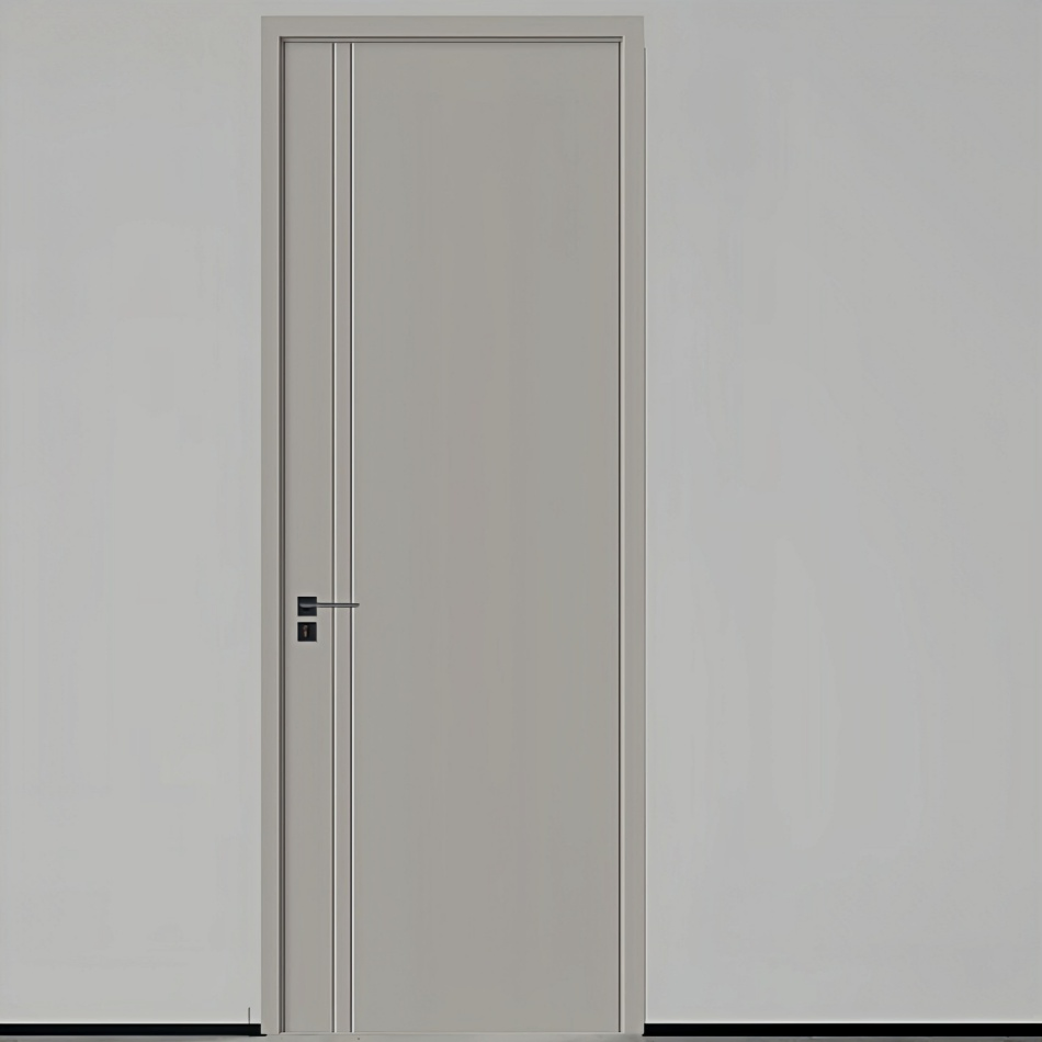 High-Quality HDF Flush Solid Core Acoustic Soundproof Door for Hotels, Apartments, Villas Renovation Composite Paint Door Interior Room Wooden Door