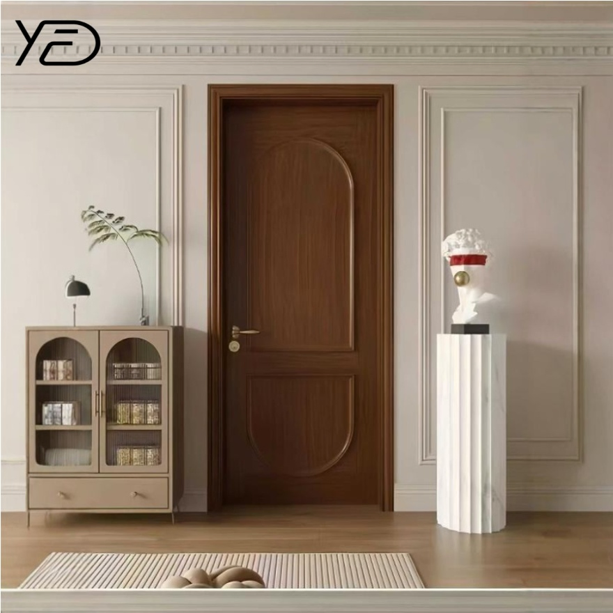 Modern Custom Wood Composite Flat Acoustic Seal Door Indoor Entry Soundproof Fireproof Door for Hotel Music Room