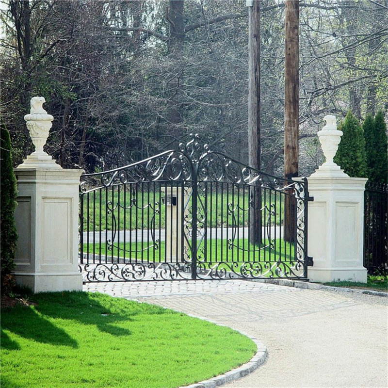 High Quality Modern House Gate Minimalist Design Sturdy Front for Home Security