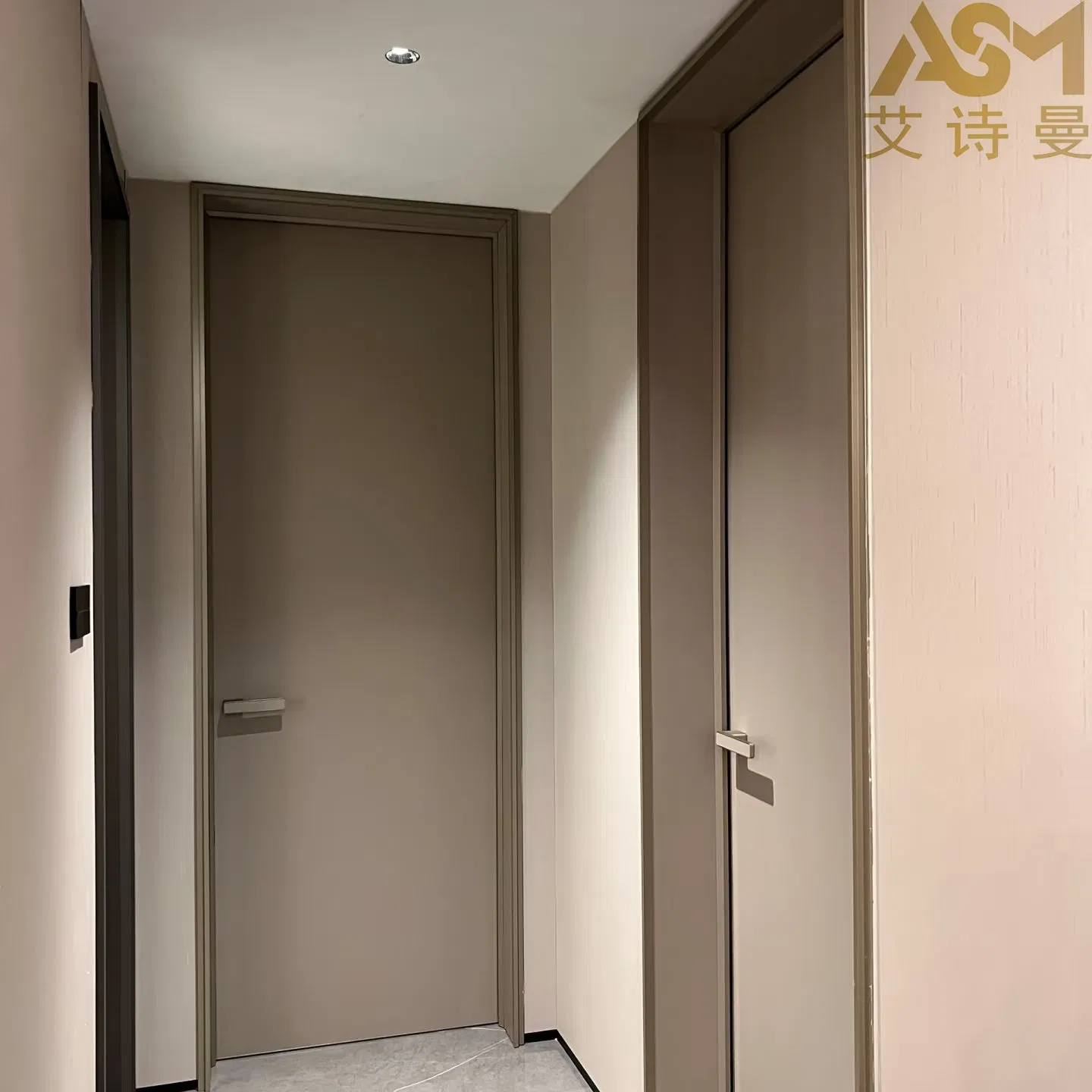Hidden Wall Flush Frameless Invisible Door Concealed Door Frame Entry Plain Fire Rated Wooden Door