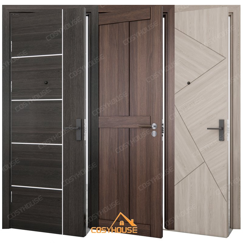 Waterproof &amp; Moisture-Proof Wooden Door for Bathrooms and Kitchens
